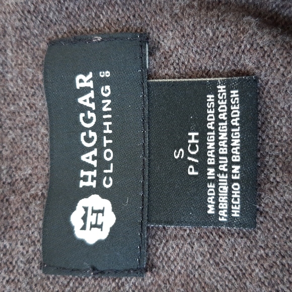 Haggar - V Neck Sweater (Brown) - Picture 3 of 3